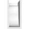 Ekena Millwork Standard Del Monte Architectural Grade PVC Rafter Tail, 4"W X 8"H X 12"L RFTP04X08X12DEL - alternate 2